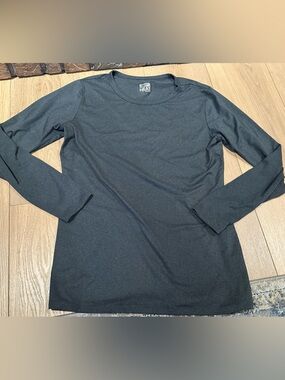 32 Degrees Long Sleeve Tee - Charcoal size large